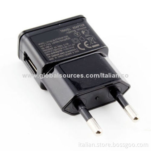 USB travel, wall charger with cable for portable mobile phone charger